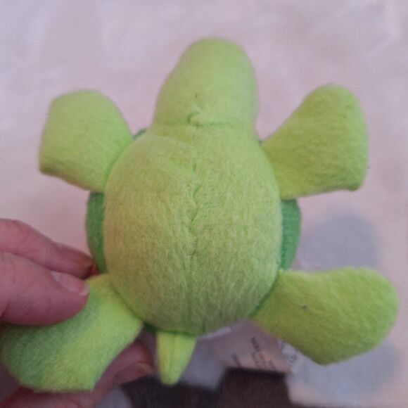 Green Turtle With Red Hearts On Shell Valentines Plush‎ Toy Stuffed Animal - Picture 5 of 6